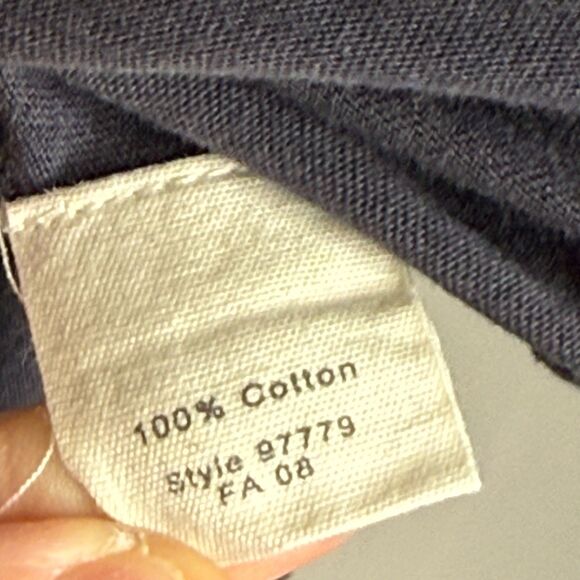 J.Crew Mens Broken-In T-Shirt Large Navy‎ Blue Basics Neutrals Long Sleeve Soft - Picture 9 of 10